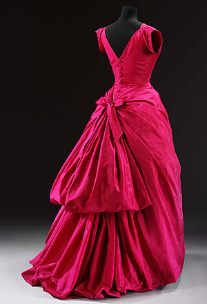 Rochie de seara din sifon, Jean Desses, 1953