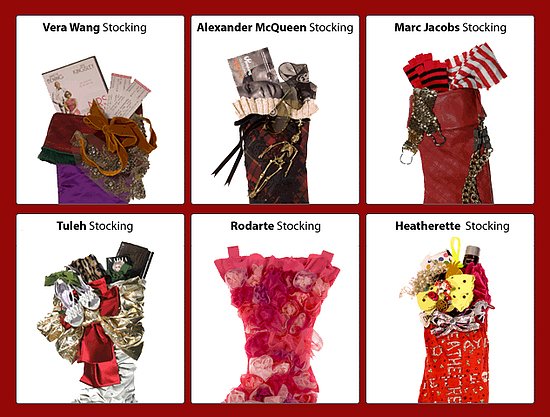 Sosete de Craciun create de designeri: Vera Wang, Alexander McQueen, Marc Jacobs, Tuleh, Rodarte, Heatherette