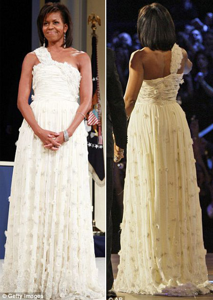 Michelle Obama in rochia semnata Jason Wu