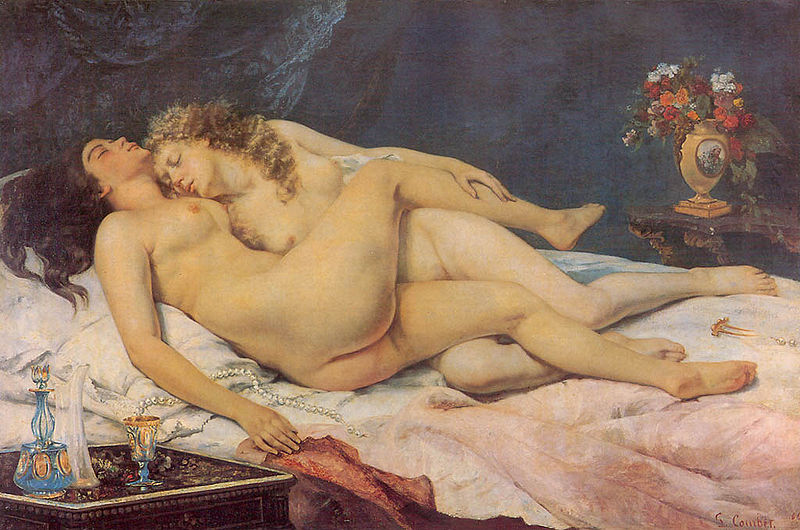 Le sommeil, 1866, Gustave Courbet, Musée du Petit Palais, Paris