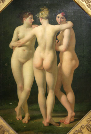 Les trois graces, Jean-Baptiste Regnault, 1798, Musée du Louvre, Paris
