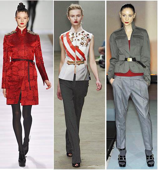 Monique Lhuilllier, Mary Katrantzou, Vivienne Tam A/W 2010