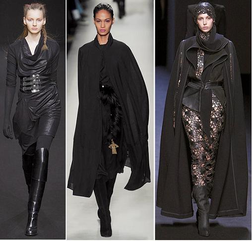 AF Vandervorst, Yves Saint Laurent, Haider Ackerman A/W 2010