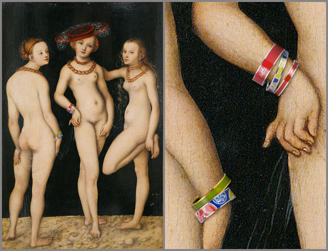 Lucas Cranach cel Batran, Cele trei gratii (1531)